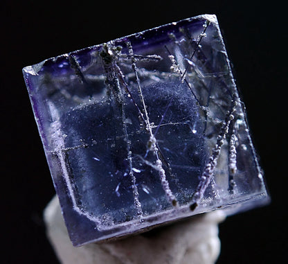 3g Natural Complete Bismuthinite Purple FLUORITE Mineral Specimen/Yaogangxian