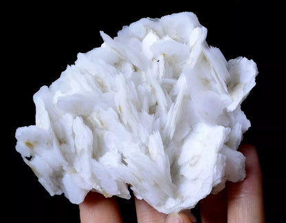 148g New Find Natural Rare White Ladder-Like Calcite & Crystal Mineral Specimen