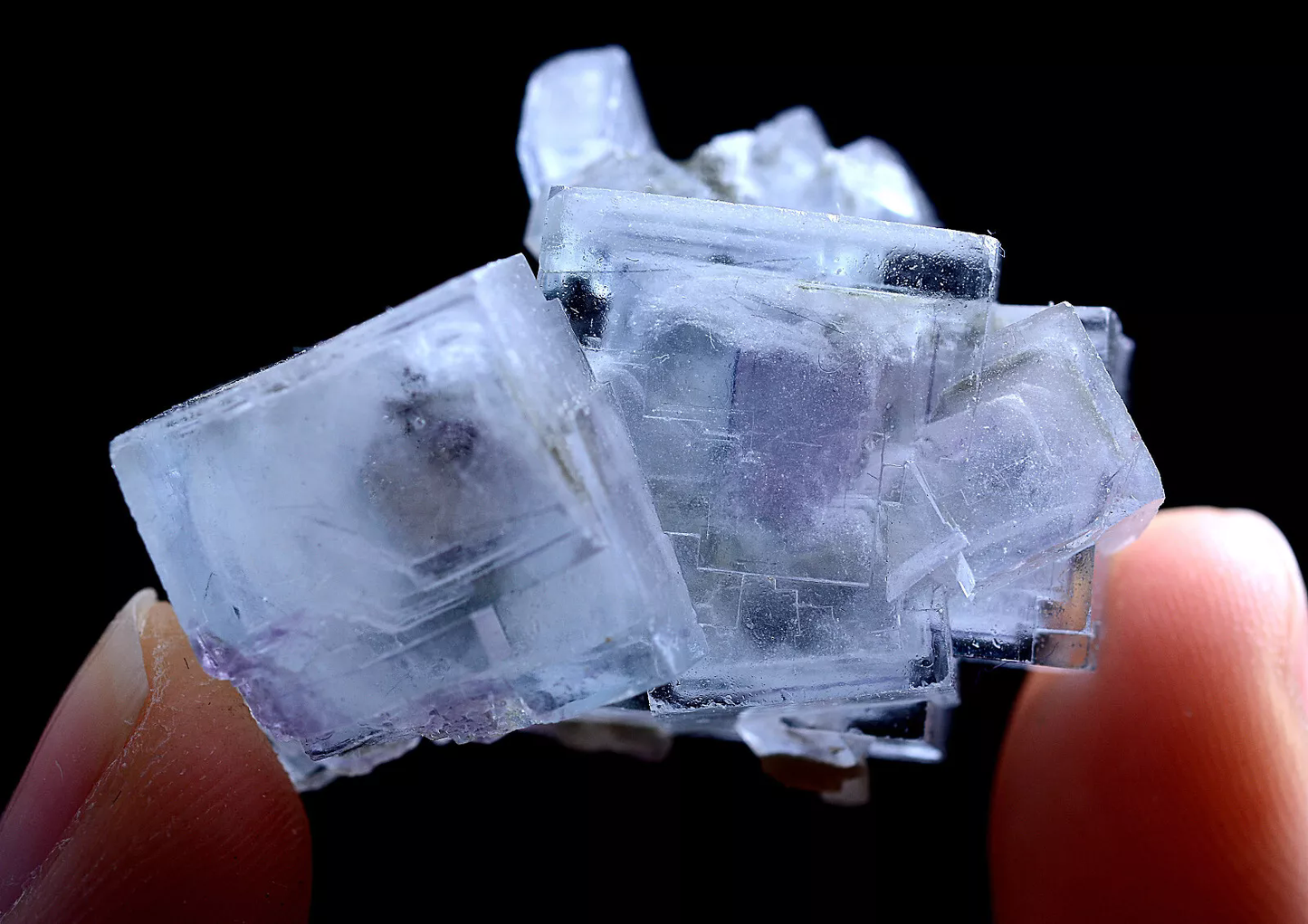 26g Natural Window Green & Purple Fluorite Mineral Specimen/Yaogangxian China