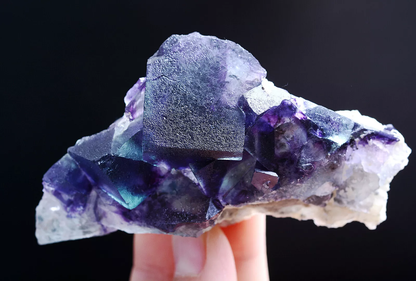 113g Natural Devil's Eye Purple FLUORITE Mineral Specimen/Inner Mongolia  China