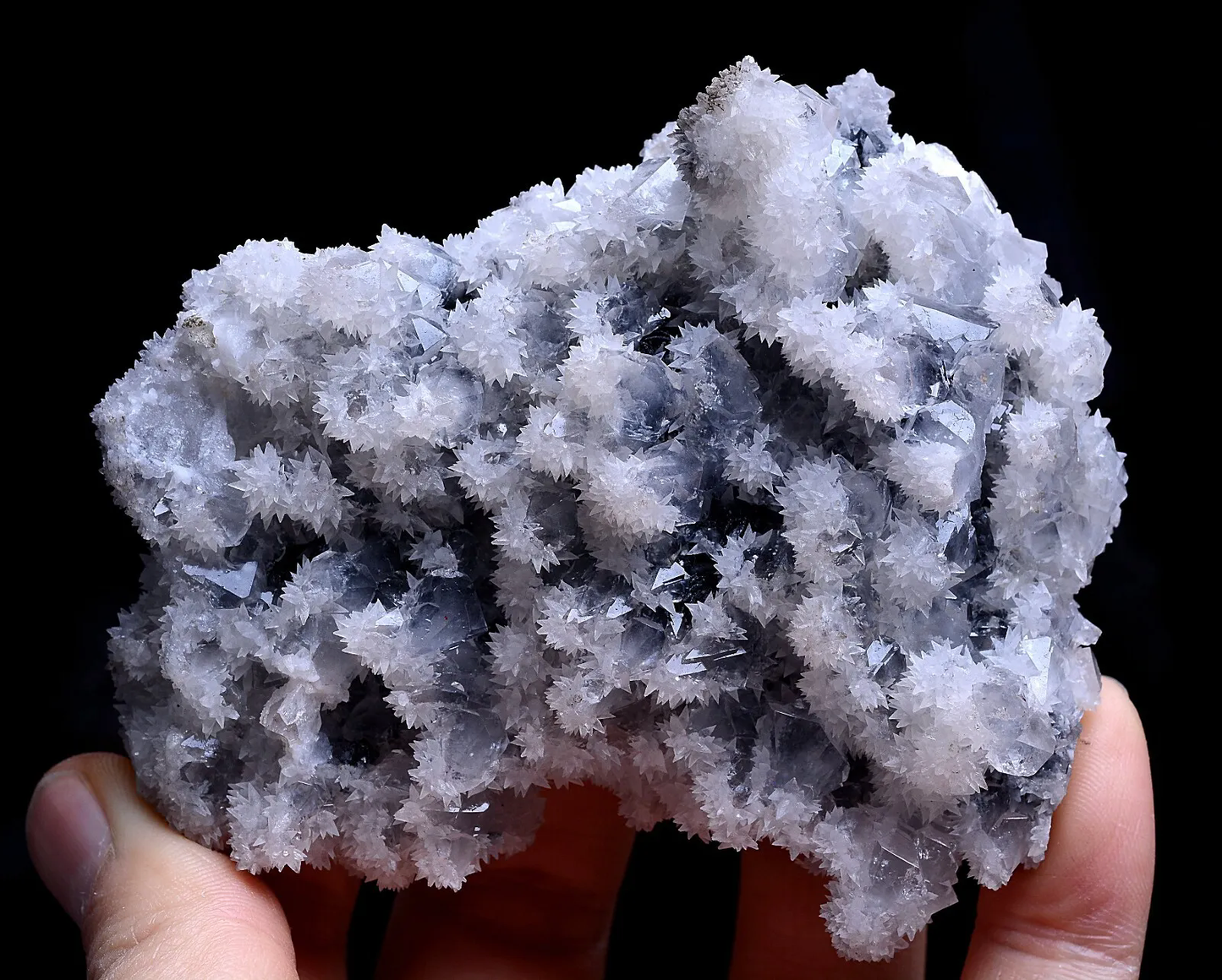 161g Natural Transparent Rare Species “snow” Crystal Cluster Mineral Specimen