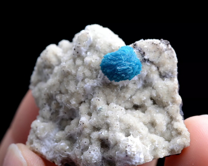 18.0g Natural CAVANSITE & ZEOLITE Crystal Symbiotic Mineral Specimen/ India