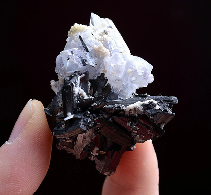 37g Natural Wolframite & Fluorite CRYSTAL Mineral Specimen / Yaogangxian China