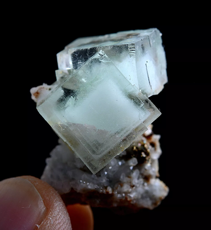 7g Natural Phantom Window Green Fluorite Mineral Specimen/Yaogangxian China