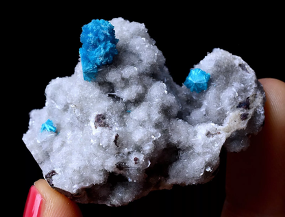 29.24g Natural CAVANSITE & ZEOLITE Crystal Symbiotic Mineral Specimen/ India