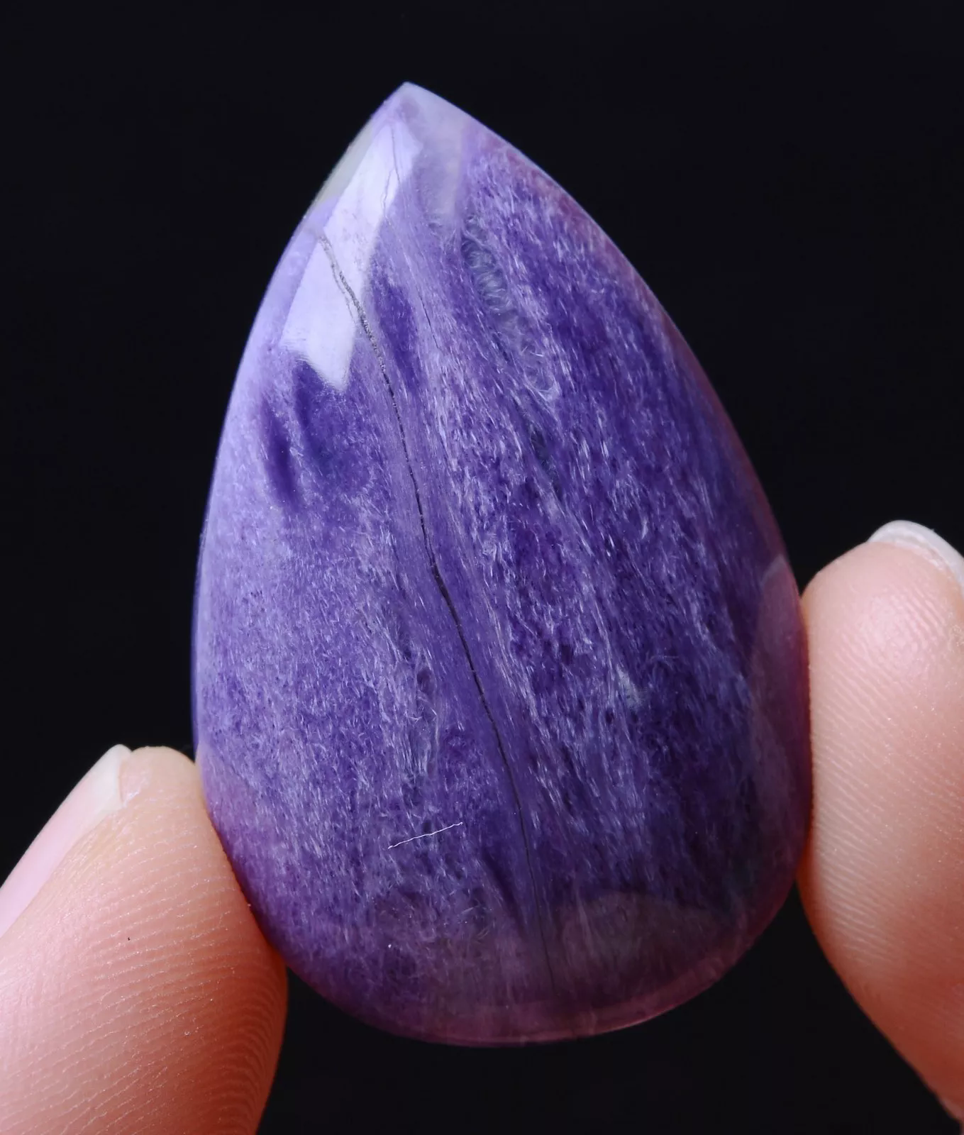 Genuine Natural Purple Charoite Crystal Adjustable Woman Pendant 36*23*9.5mm