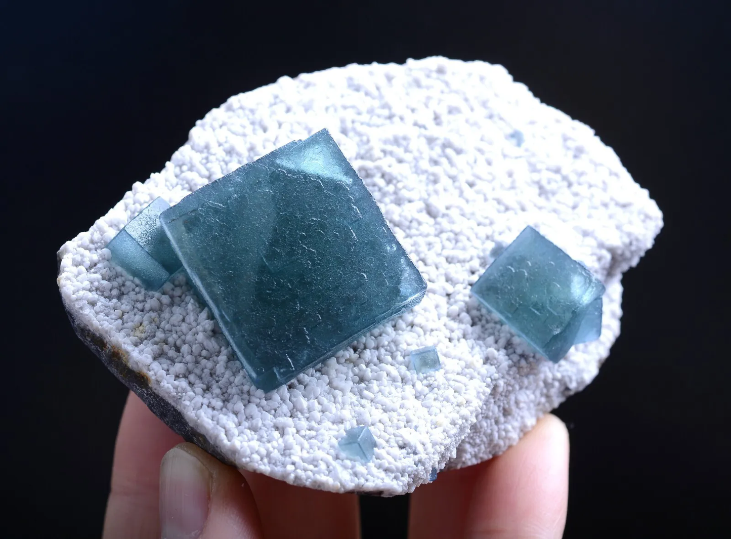 179g Natural Phantom Window Green Cubic Fluorite CLUSTER Mineral Specimen/China