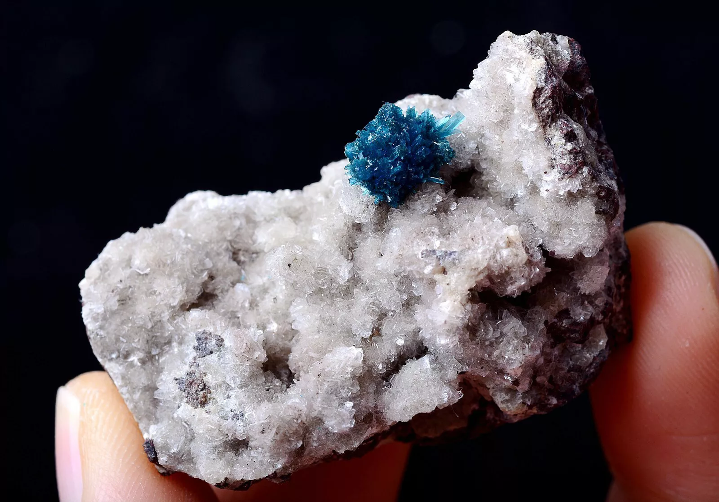 26.47g Natural CAVANSITE & ZEOLITE Crystal Symbiotic Mineral Specimen/India