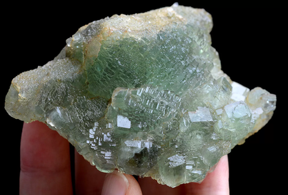 179g Natural Rare Echelon Cube Green Fluorite Mineral Specimen/China