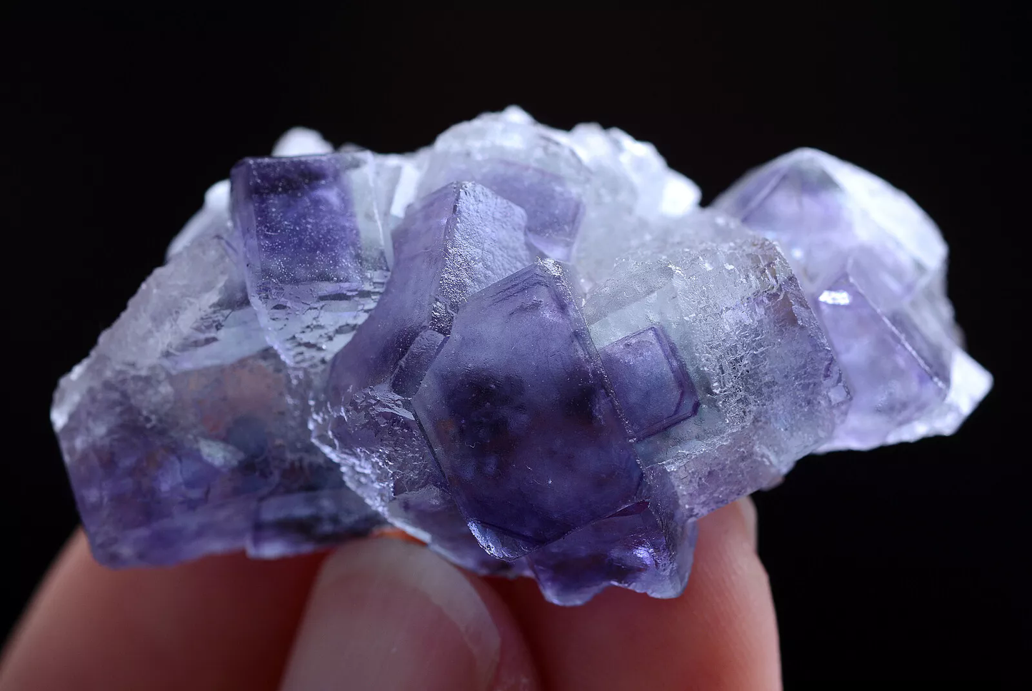 25g Natural Rare Window Purple FLUORITE Mineral Specimen/Yaogangxian China