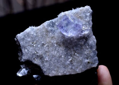 160g MUSEUM COLLECTION NEWLY DISCOVERED RARE PURPLE FLUORITE MINERAL SAMPLES