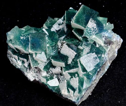 920.5g New Varieties NATURAL Green Cubic FLUORITE Crystal Mineral Specimen