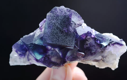 113g Natural Devil's Eye Purple FLUORITE Mineral Specimen/Inner Mongolia  China