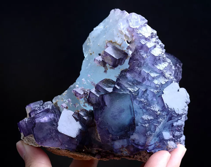 700g Natural Phantom Purple Green Fluorite Mineral Specimen/Yaogangxian  China