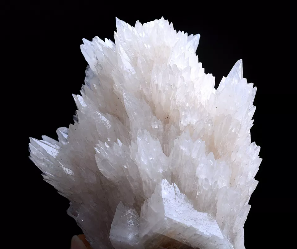 209g Natural  “Angel Wings” White Calcite Crystal Mineral Specimen/China