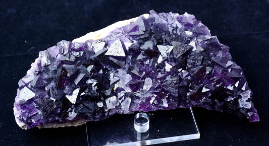 1697g MUSEUM COLLECTION NEWLY DISCOVERED RARE PURPLE FLUORITE MINERAL SAMPLES