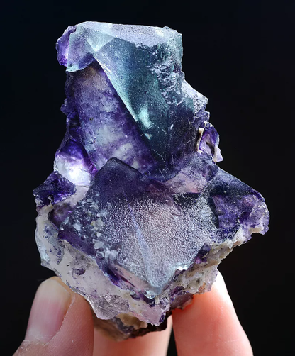 79g Natural Devil's Eye Purple FLUORITE Mineral Specimen/Inner Mongolia  China