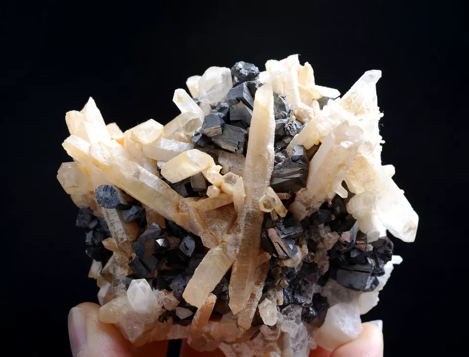 387g  Natural Rare Arsenopyrite Crystal Cluster Mineral Specimen /yaogangxian