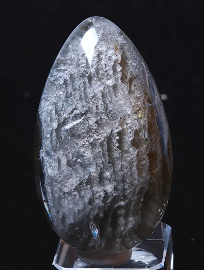 39.81g Natural Ghost White Thousand layer Phantom Quartz Crystal Pendant  Healin