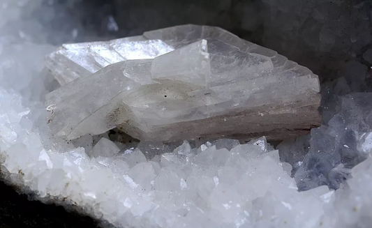 Newly Discovered White Apophyllite & CRYSTAL CLUSTER Mineral Specimen 655g