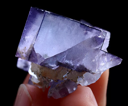 33g Natural Transparent Purple Fluorite Mineral Specimen/Yaogangxian China