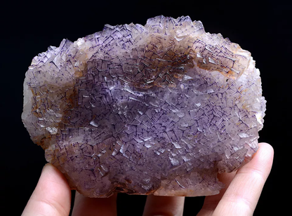 522.g Natural Clear Purple Edge Fluorite Mineral Specimen /Guizhou China