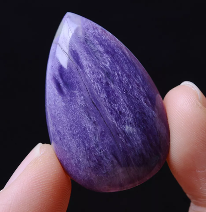 Genuine Natural Purple Charoite Crystal Adjustable Woman Pendant 36*23*9.5mm