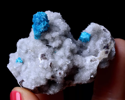 29.24g Natural CAVANSITE & ZEOLITE Crystal Symbiotic Mineral Specimen/ India