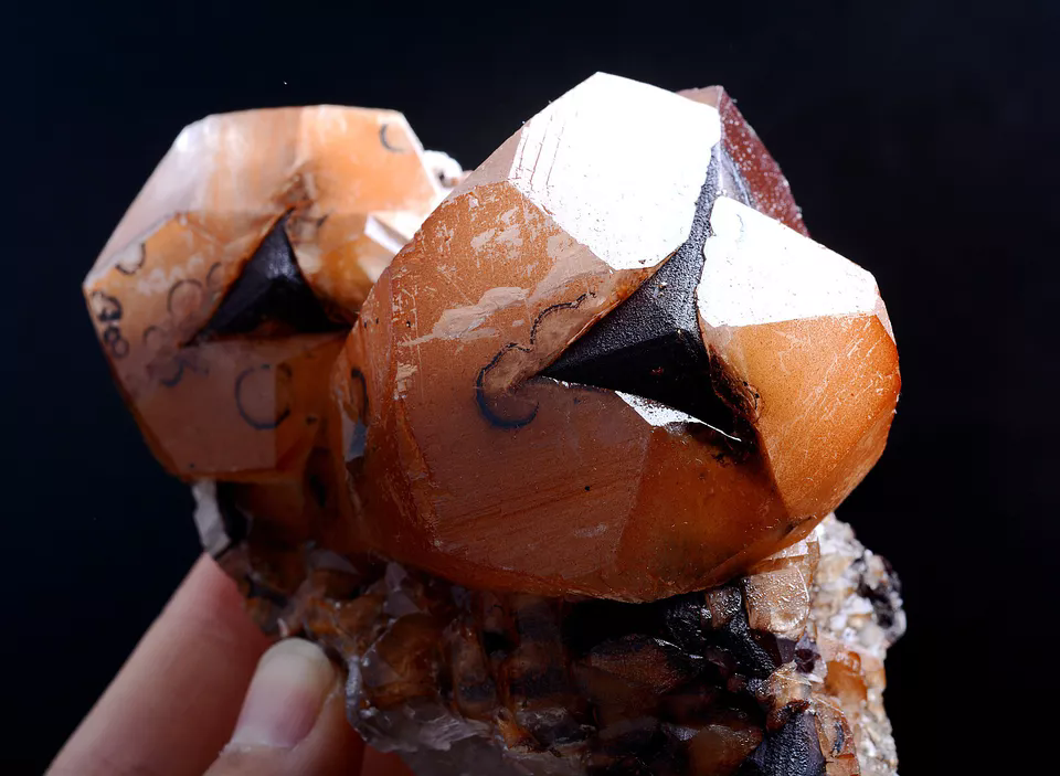 446g Beautiful Natural Rare Red "Benz" Calcite Mineral Specimen / China