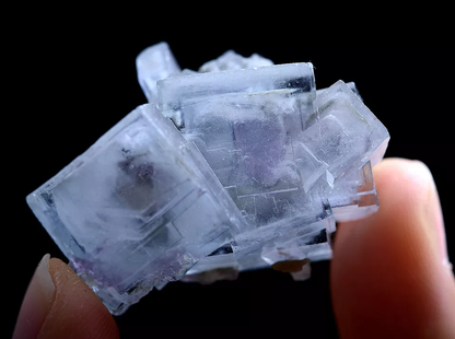 26g Natural Window Green & Purple Fluorite Mineral Specimen/Yaogangxian China