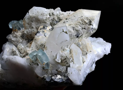 2810g Natural Blue And white Porcelain Fluorite Crystal Mineral Specimen/China