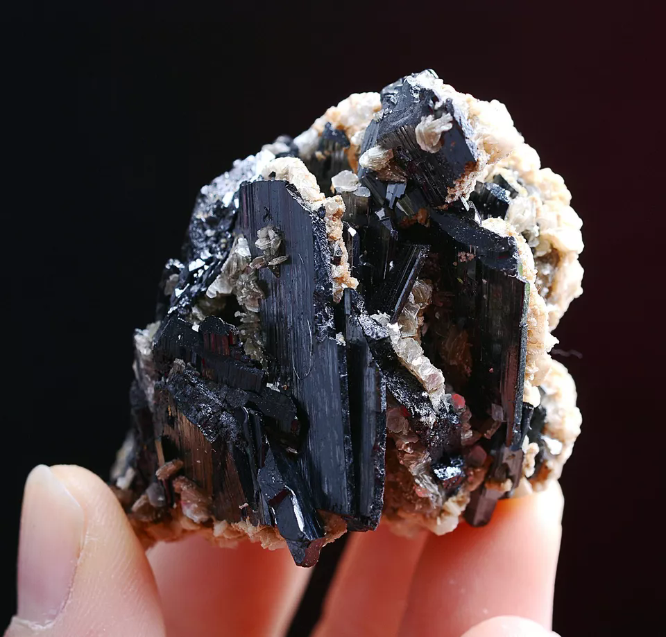 163g Natura Wolframite & Dolomite & Calcite Mineral Specimen/Yaogangxian China