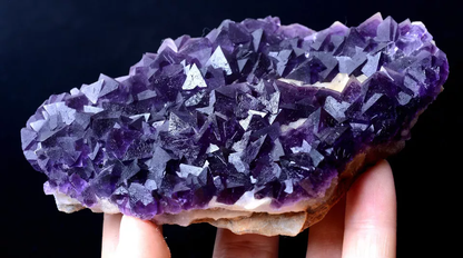 MUSEUM COLLECTION NEWLY DISCOVERED RARE PURPLE FLUORITE MINERAL SAMPLES 315.80g