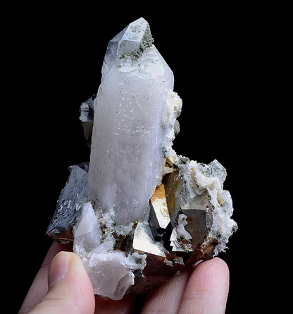 237g Natural Arsenopyrite & CRYSTAL CLUSTER Mineral Specimen/Yaogangxian China