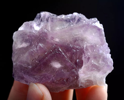 70g Natural Clear Purple Phantom Window Fluorite Mineral Specimen /China