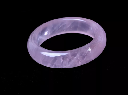 Beauty Natural Cure Rose Quartz Mozambique Crystal Bangle Inner Diameter 59mm