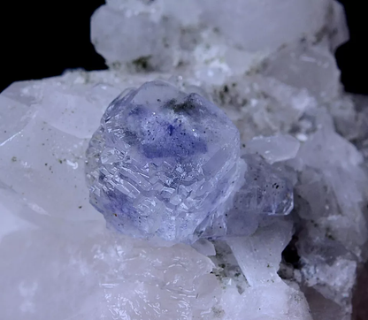 73.52g NEWLY DISCOVERED RARE PURPLE FLUORITE &CRYSTAL SYMBIOTIC MINERAL SAMPLES