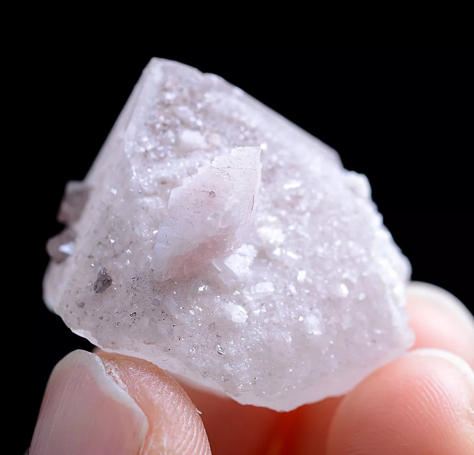 15gNatural Rare Scheelite & Crystal Calcite Mineral Specimen/Yaogangxian  China