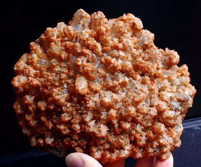 1518g New Varieties Rootless Red CRYSTAL CLUSTER & Calcite Mineral  Specimen