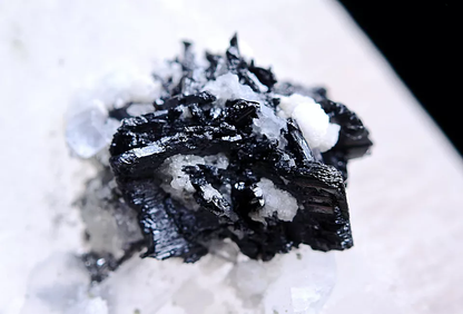 126gNatural Crystal Cluster & Fluorite Wolframite Mineral Specimen/ Yaogang xian