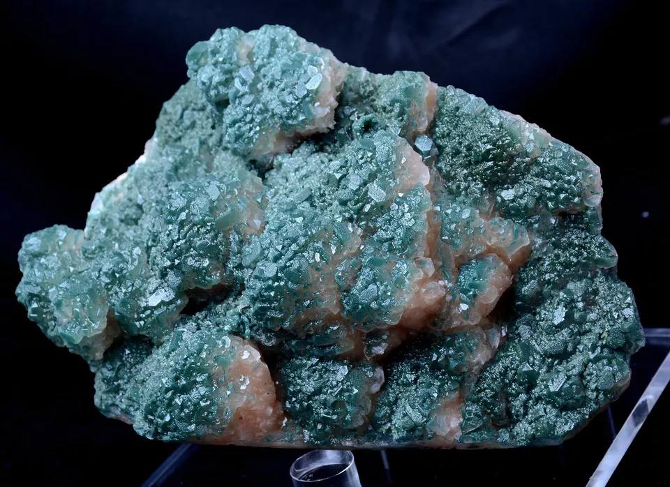 1821g Newly Discovered Green Apophyllite CRYSTAL CLUSTER Mineral Specimen