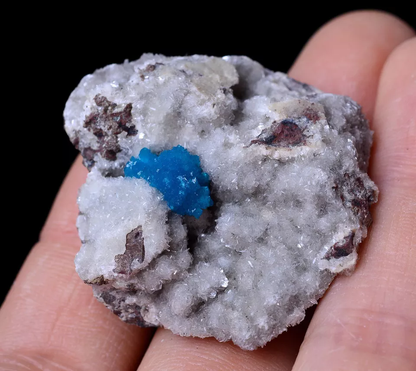 19.99g Natural CAVANSITE & ZEOLITE Crystal Symbiotic Mineral Specimen/India