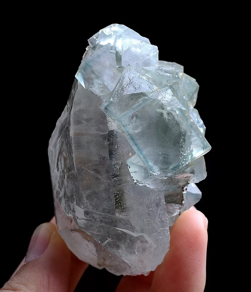 150g Natural Blue And White Porcelain Fluorite Mineral Specimen/Yaogangxian