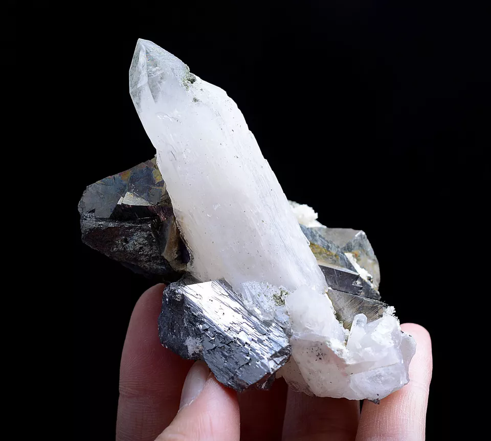 237g Natural Arsenopyrite & CRYSTAL CLUSTER Mineral Specimen/Yaogangxian China