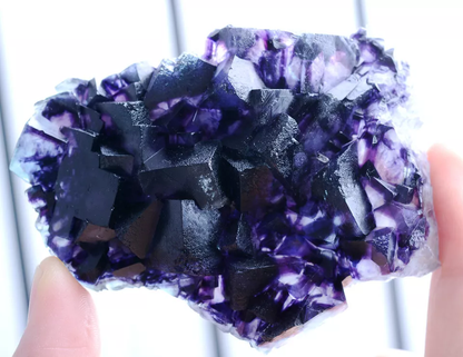 119g Natural Devil's Eye Purple FLUORITE Mineral Specimen/Inner Mongolia  China