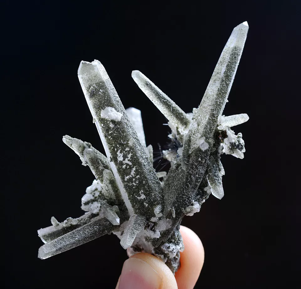 22g Natural Bismuthinite Crystal Arsenopyrite Mineral Specimen/YaoGangXianChina