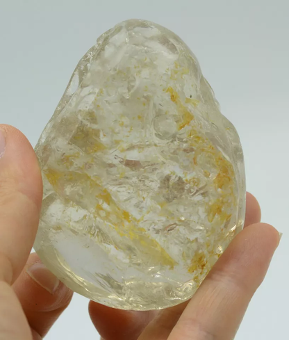 Natural Transparent QUARTZ Crystal Cluster Carving Mineral Specimen  228.60g