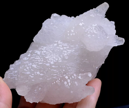 Natural Calcite Pink Fluorescent Tower-Like Crystal Mineral Specimen 303.50g