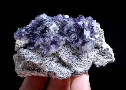 106g Natural Phantom Window Purple Fluorite Mineral Specimen/ Yaogangxian China