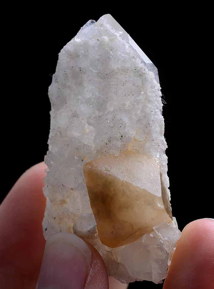 53g Natural Rare Scheelite & Crystal Calcite Mineral Specimen/Yaogangxian  China